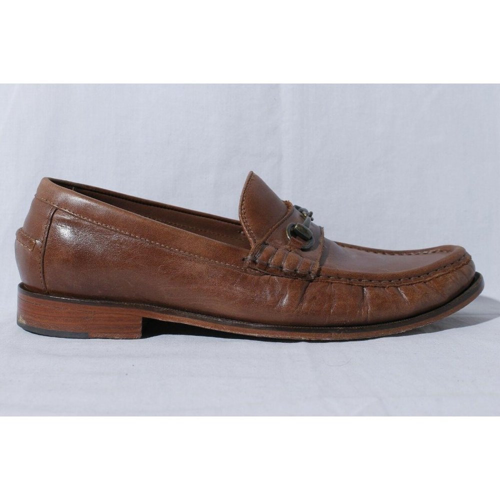 Cole Haan Men's Brown Leather Horse Bit Loafer 8.5